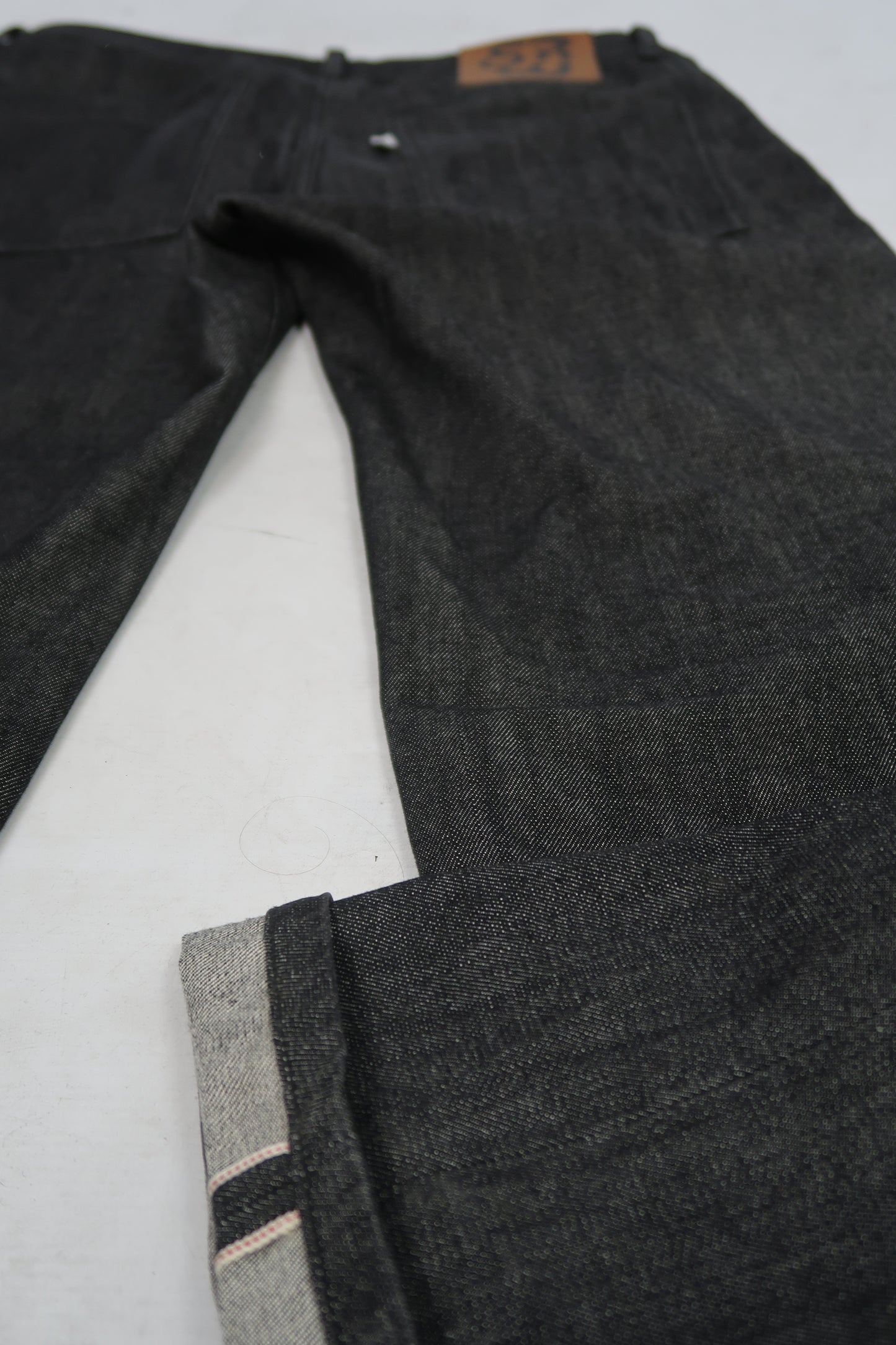 Silver Black 15oz Raw Selvedge Denim