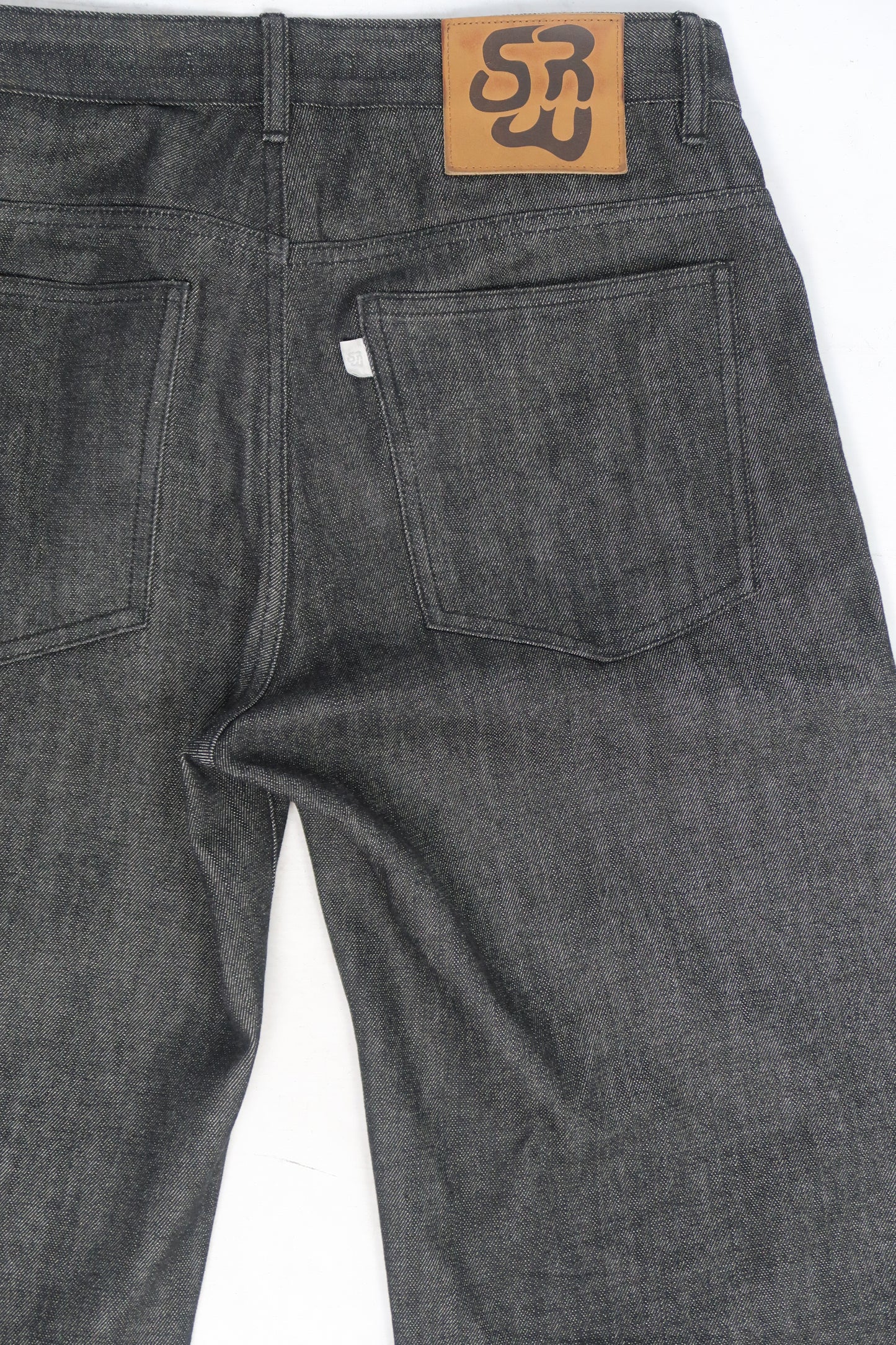Silver Black 15oz Raw Selvedge Denim